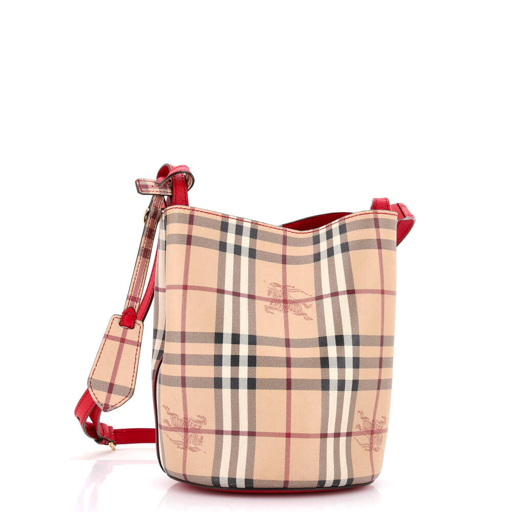 Burberry Lorne Bucket Bag Haymarket #263715B94B